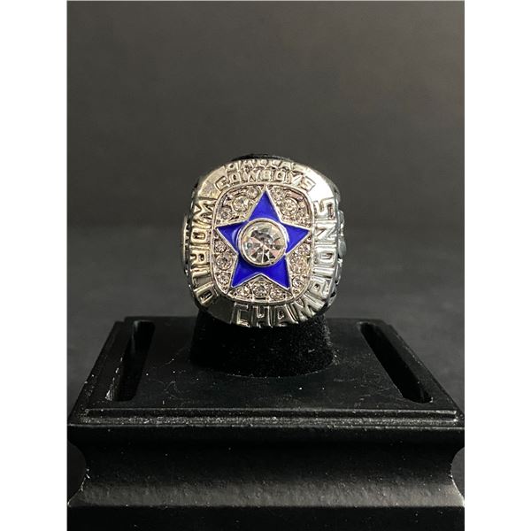 DALLAS COWBOYS N.F.L 1971 "STAUBACH" CHAMPIONSHIP REPLICA RING