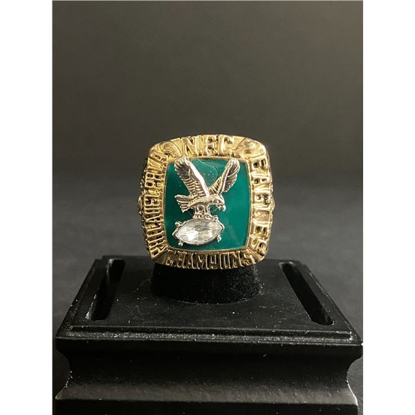 PHILADELPHIA EAGLES N.F.L 1980 "JOHNSON" CHAMPIONSHIP REPLICA RING
