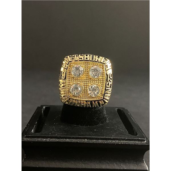 PITTSBURGH STEELERS N.F.L 1979 "TERRY BRADSHAW" CHAMPIONSHIP REPLICA RING