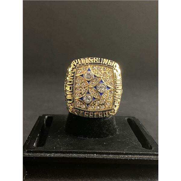 PITTSBURGH STEELERS N.F.L 1978 "BRADSHAW" CHAMPIONSHIP REPLICA RING