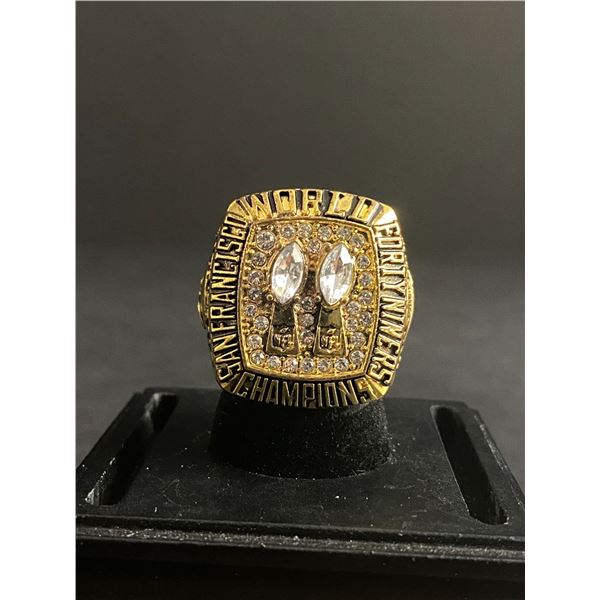 SAN FRANCISCO 49ERS N.F.L 1984 "MONTANA" CHAMPIONSHIP REPLICA RING