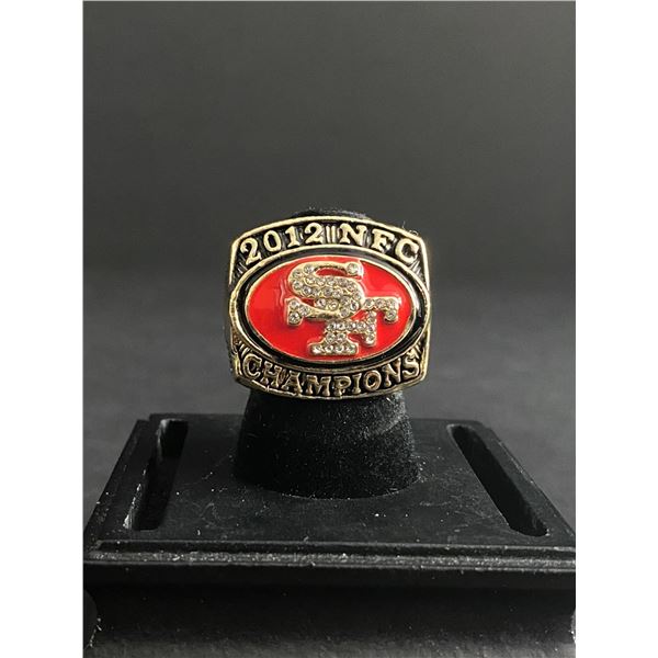 SAN FRANCISCO 49ERS N.F.L 2012 "KAEPERNICK" CHAMPIONSHIP REPLICA RING