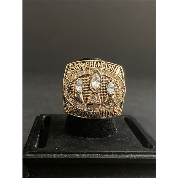 SAN FRANCISCO 49ERS N.F.L 1988 "RICE" CHAMPIONSHIP REPLICA RING