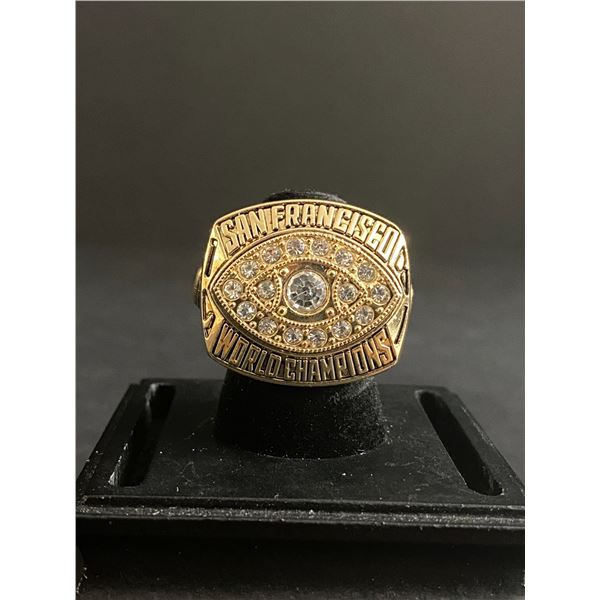 SAN FRANCISCO 49ERS N.F.L 1981 "MONTANA" CHAMPIONSHIP REPLICA RING