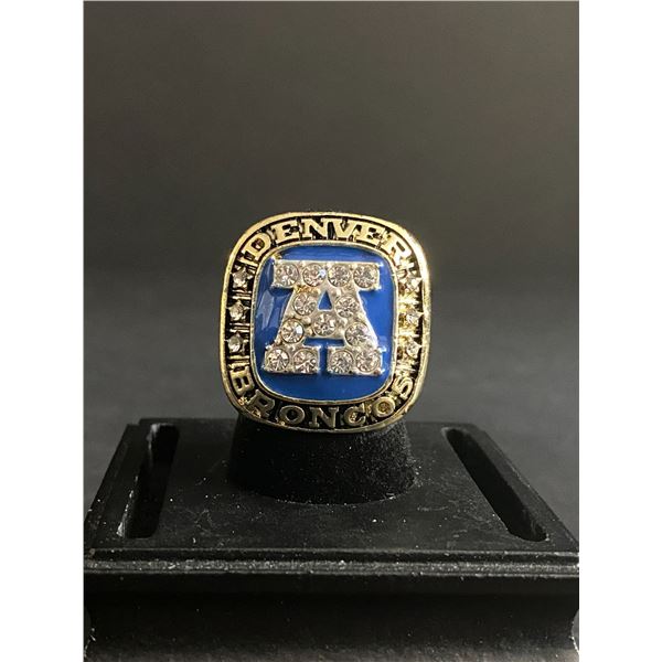 DENVER BRONCOS N.F.L 1986 "ELWAY" CHAMPIONSHIP REPLICA RING