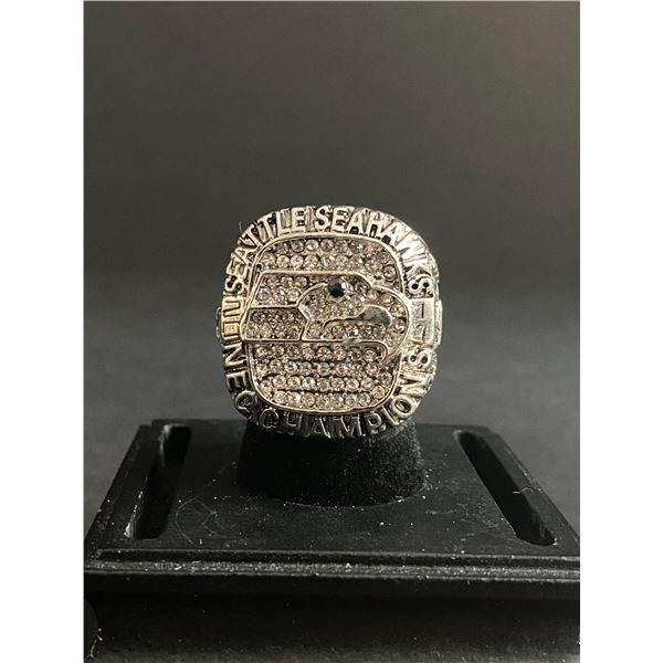 SEATTLE SEAHAWKS N.F.L 2014 "WILSON" CHAMPIONSHIP REPLICA RING