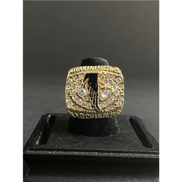 ATLANTA FALCONS N.F.L 1998 "CUNNINGHAM" CHAMPIONSHIP REPLICA RING