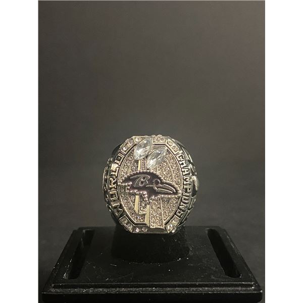 BALTIMORE RAVENS N.F.L 2012 "FLACCO" CHAMPIONSHIP REPLICA RING