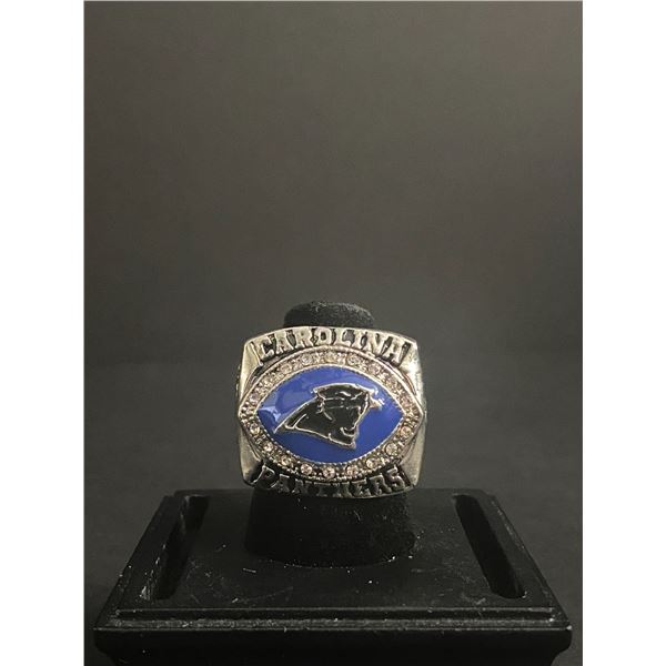 CAROLINA PANTHERS N.F.L 2003 "DELHOMME" CHAMPIONSHIP REPLICA RING