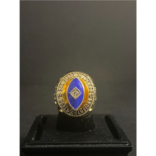 SAN DIEGO CHARGERS N.F.L 1963 "ALWORTH" CHAMPIONSHIP REPLICA RING