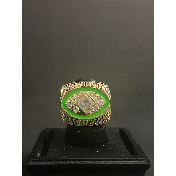 NEW YORK JETS N.F.L 1968 "NAMATH" CHAMPIONSHIP REPLICA RING