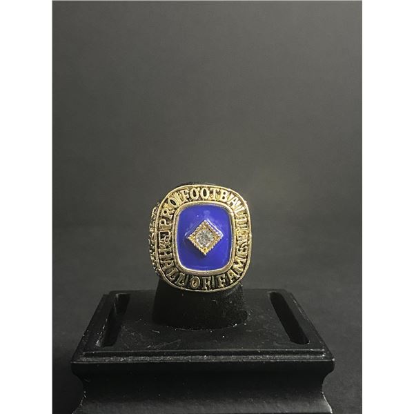 PRO FOOTBALL HALL OF FAME 1991 "JOHN HANNAH" CHAMPIONSHIP REPLICA RING