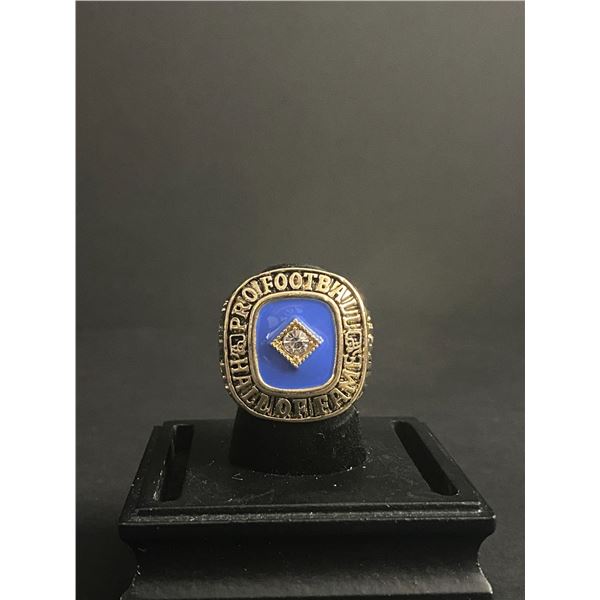 PRO FOOTBALL HALL OF FAME 2008 "TIPPETT" CHAMPIONSHIP REPLICA RING