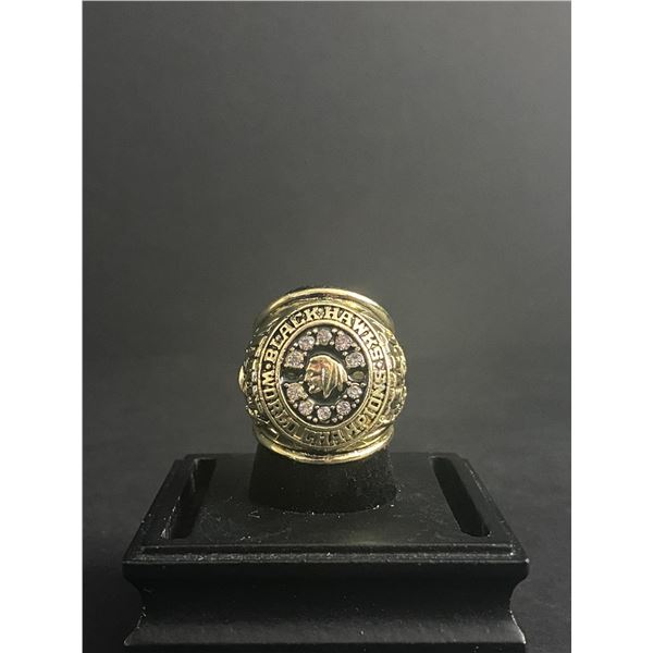 CHICAGO BLACKHAWKS N.H.L 1961 "MIKITA/HULL" CHAMPIONSHIP REPLICA RING