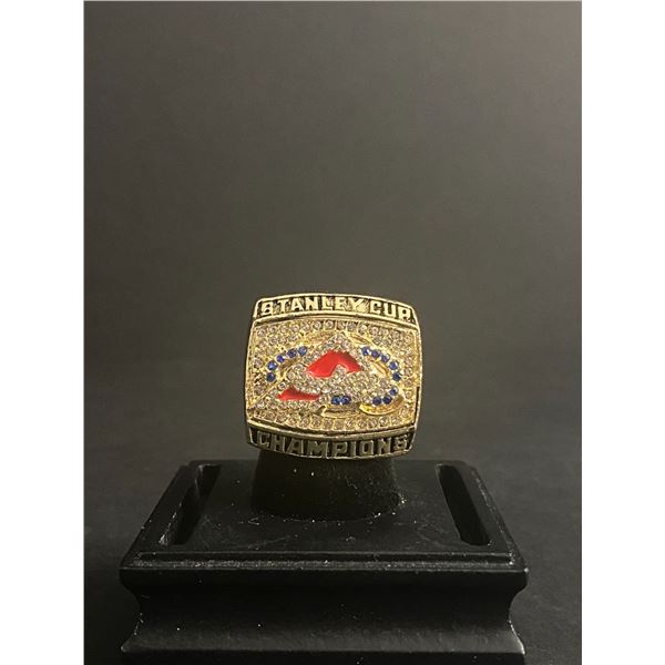 COLORADO AVALANCHE N.H.L 2001 "BOURQUE" CHAMPIONSHIP REPLICA RING
