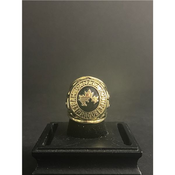 TEAM CANADA EQUIPE PRAGUE 1985 CHAMPIONSHIP REPLICA RING