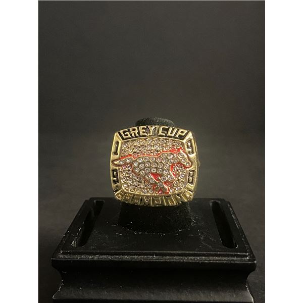 CALGARY STAMPEDERS C.F.L 1998 "HENRY" CHAMPIONSHIP REPLICA RING