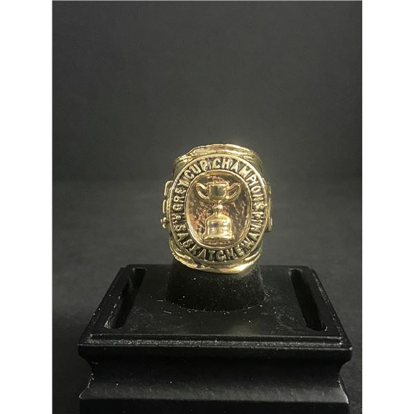 SASKATCHEWAN ROUGHRIDERS C.F.L 1966 CHAMPIONSHIP REPLICA RING