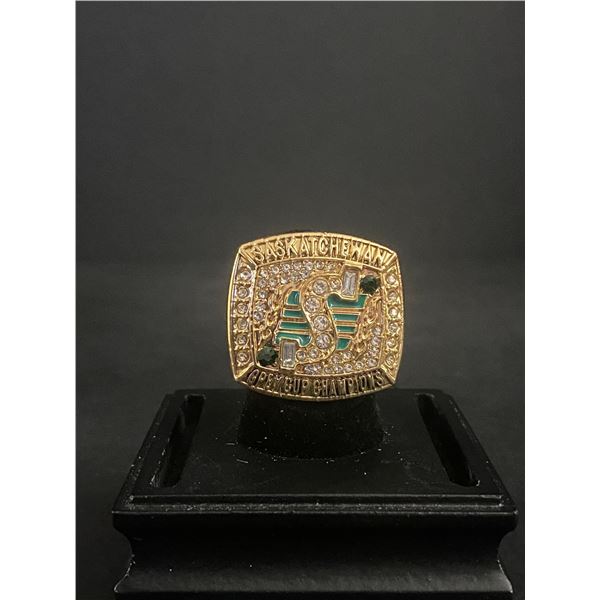 SASKATCHEWAN ROUGHRIDERS C.F.L 1989 "RIDGWAY" CHAMPIONSHIP REPLICA RING