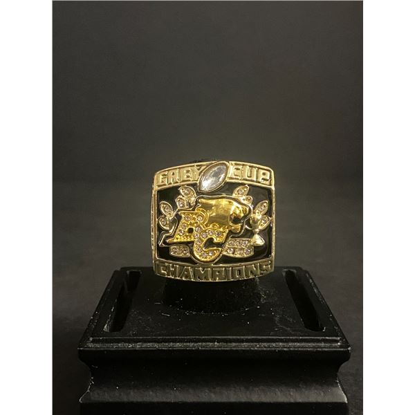 B.C LIONS C.F.L 2006 "BODEN" CHAMPIONSHIP REPLICA RING