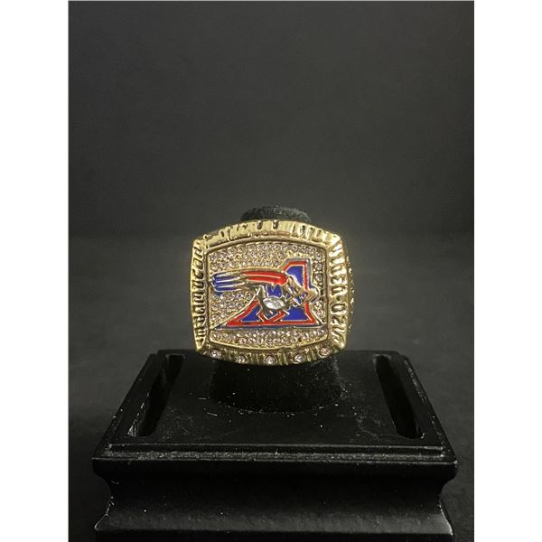MONTREAL ALOUETTES C.F.L 2002 "CALVILLO" CHAMPIONSHIP REPLICA RING