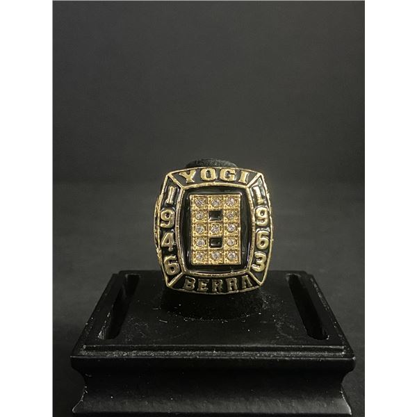 YOGI BERRA #8 HALL OF FAME 1946-1963 CHAMPIONSHIP REPLICA RING