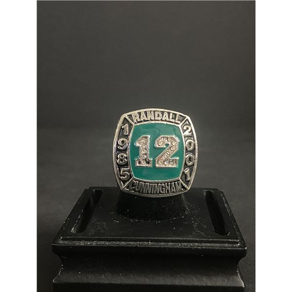 RANDALL CUNNINGHAM #12 HALL OF FAME 1985-2001 "THE ULTIMATE WEAPON" CHAMPIONSHIP REPLICA RING