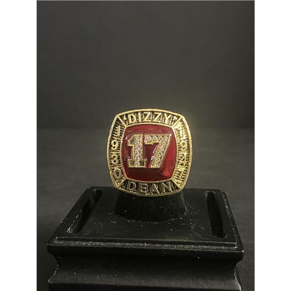 DIZZY DEAN #17 HALL OF FAME 1930-1947 "1934 LEAGUE MVP" CHAMPIONSHIP REPLICA RING