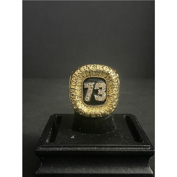 BARRY BONDS #73 ALL TIME SEASON RECORD HOMERUN CHAMPIONSHIP REPLICA RING