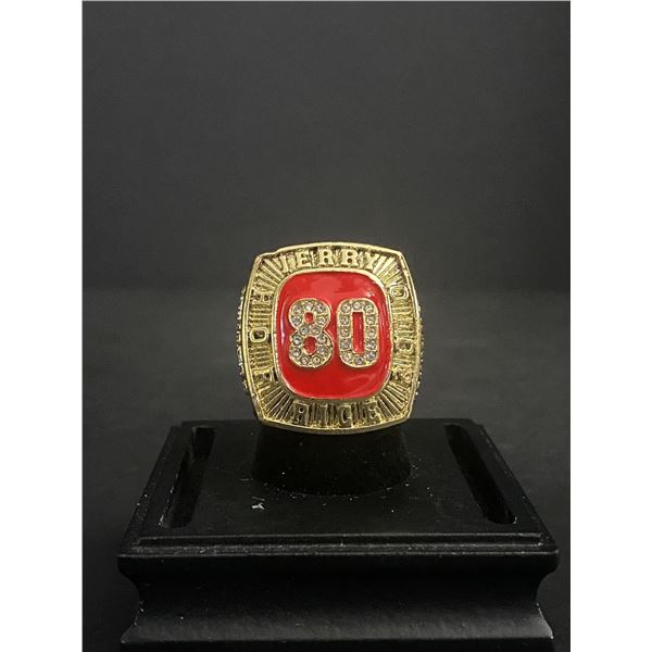 JERRY RICE #80 HALL OF FAME 2010 CHAMPIONSHIP REPLICA RING