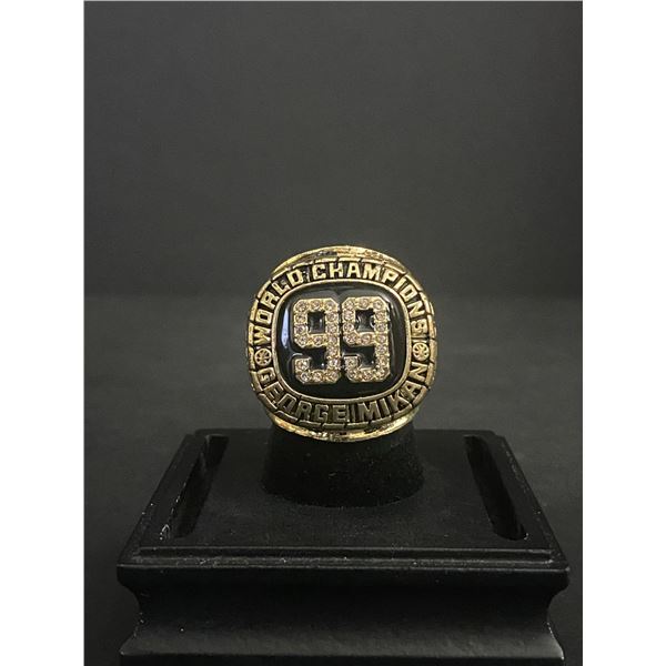 GEORGE MIKAN #99 MINNEAPOLIS LAKERS CHAMPIONSHIP REPLICA RING