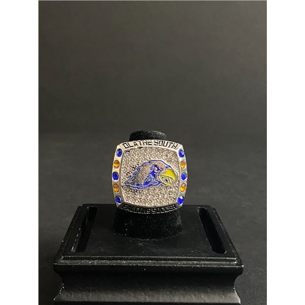 OLATHE SOUTH FALCONS 2021 "SOCCER PARENT" CHAMPIONSHIP REPLICA RING