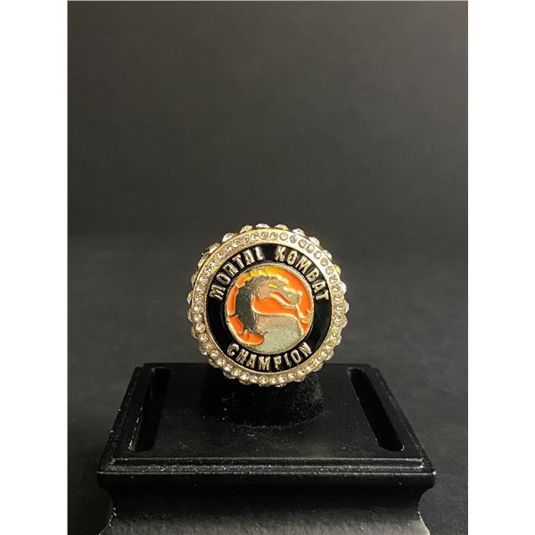 MORTAL KOMBAT "KEEP CALM AND FINISH HIM" CHAMPIONSHIP REPLICA RING