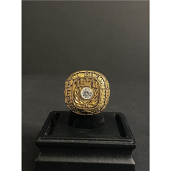 ALABAMA CRIMSON TIDE 1978 "ALABAMA" NATIONAL CHAMPIONSHIP REPLICA RING