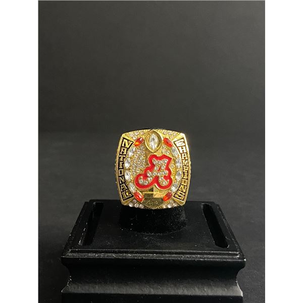 ALABAMA CRIMSON TIDE 2015 "SABAN" NATIONAL CHAMPIONSHIP REPLICA RING
