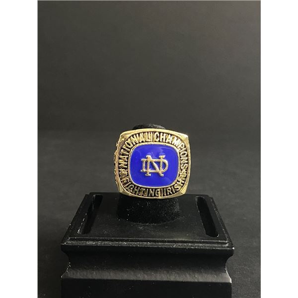 NOTRE DAME FIGHTING IRISH NATIONAL CHAMPIONS 1946 "LEAHY" NATIONAL CHAMPIONSHIP REPLICA RING