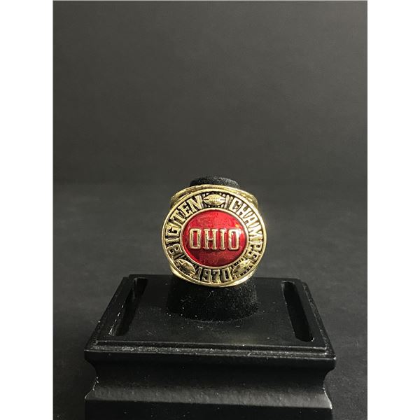 OHIO STATE BIG TEN CHAMPIONS 1970 "REX KERN" NATIONAL CHAMPIONSHIP REPLICA RING