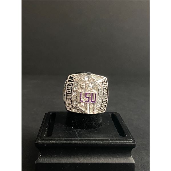 LSU TIGERS CHAMPIONS 2007 "BARRETT" NATIONAL CHAMPIONSHIP REPLICA RING