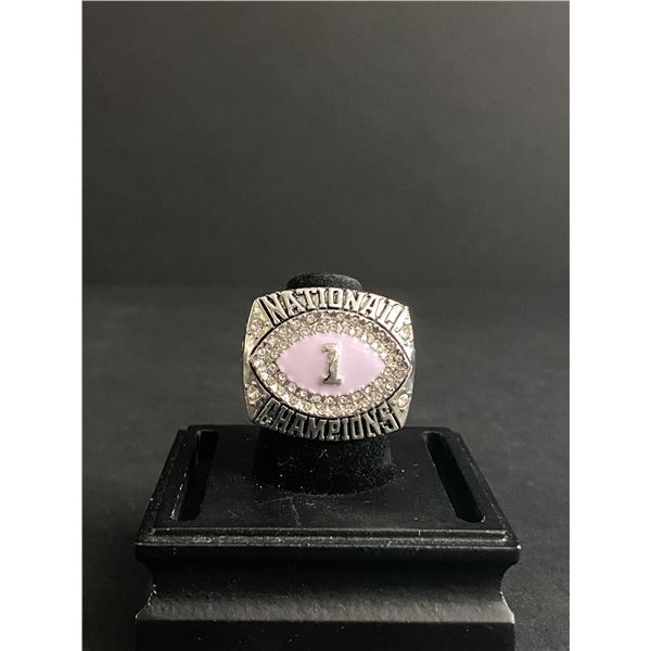 LSU TIGERS CHAMPIONS 2008 "BLACK" NATIONAL CHAMPIONSHIP REPLICA RING