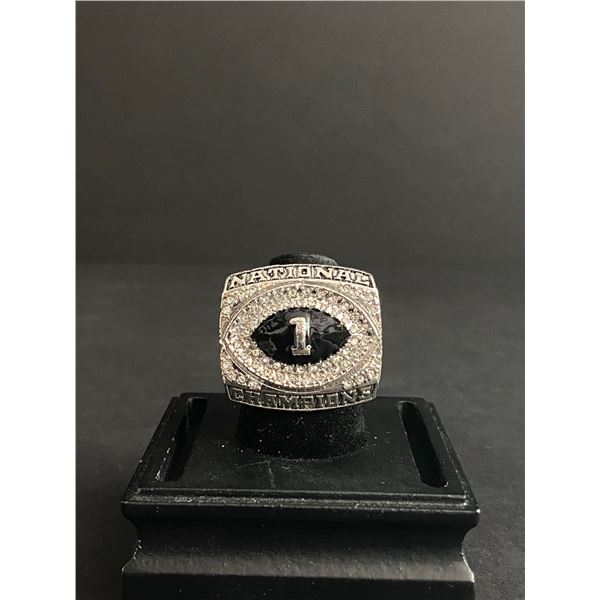 LSU TIGERS CHAMPIONS 2004 "MCGILL" NATIONAL CHAMPIONSHIP REPLICA RING