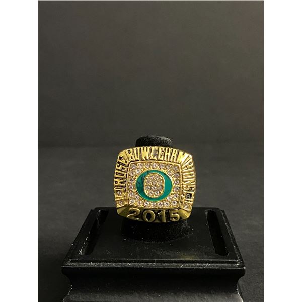 OREGON DUCKS CHAMPIONS 2015 "DUCKS" NATIONAL CHAMPIONSHIP REPLICA RING