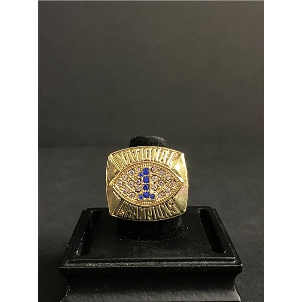 PENN STATE CHAMPIONS 1986 "PATERNO" NATIONAL CHAMPIONSHIP REPLICA RING