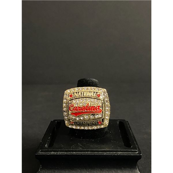 SOUTH CAROLINA CHAMPIONS 2011 "BACK 2 BACK" CHAMPIONSHIP REPLICA RING