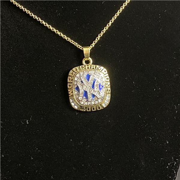 NEW YORK YANKEES 2000 M.L.B CHAMPIONSHIP NECKLACE