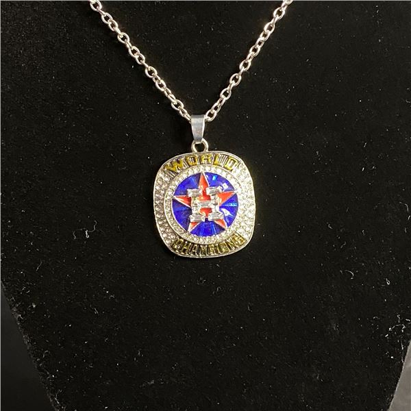 HOUSTON ASTROS M.L.B CHAMPIONSHIP NECKLACE