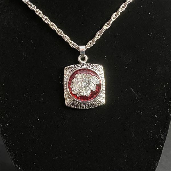 CHICAGO BLACKHAWKS 2013 N.H.L CHAMPIONSHIP NECKLACE
