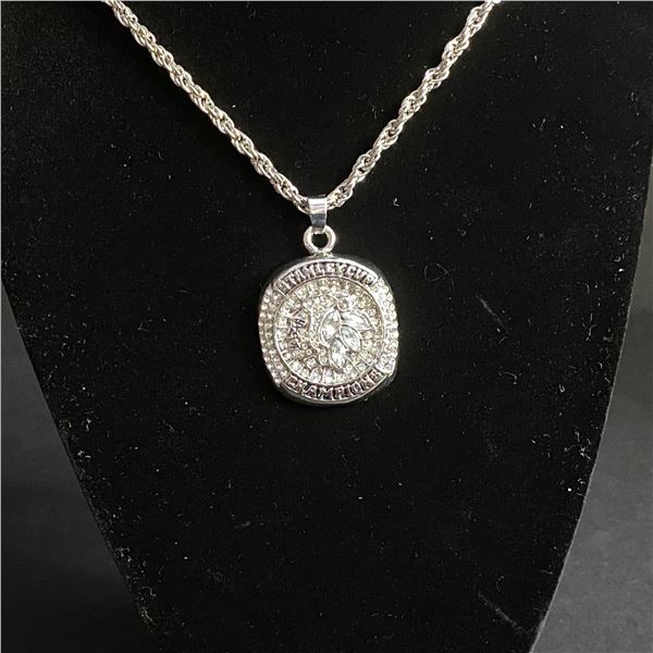 CHICAGO BLACKHAWKS 2015 N.H.L CHAMPIONSHIP NECKLACE