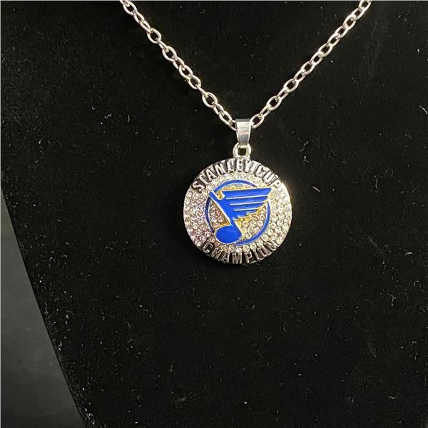 ST LOUIS BLUES 2019 N.H.L CHAMPIONSHIP NECKLACE