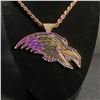 Image 1 : BALTIMORE RAVENS LARGE N.F.L CHAMPIONSHIP NECKLACE