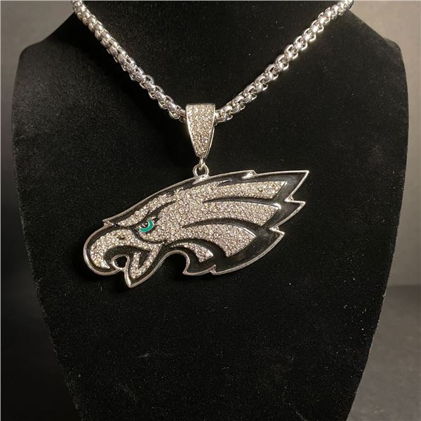 PHILADELPHIA EAGLES LARGE N.F.L CHAMPIONSHIP NECKLACE